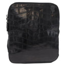 PRADA Backpack Nylon Leather Black Silver Auth 175358-13