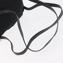 PRADA Backpack Nylon Leather Black Silver Auth 175358-7