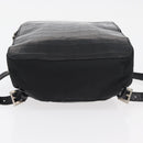 PRADA Backpack Nylon Leather Black Silver Auth 175358-5