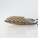 GUCCI GG Canvas Shoulder Bag Beige Silver 27639 Auth 175360-3