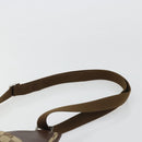 GUCCI GG Canvas Shoulder Bag Beige Silver 27639 Auth 175360-8