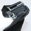 PRADA Shoulder Bag Nylon Canvas Leather 4 Set Black Beige Auth 175363-19