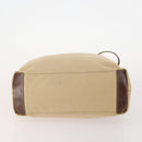 PRADA Shoulder Bag Nylon Canvas Leather 4 Set Black Beige Auth 175363-6