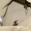 PRADA Shoulder Bag Nylon Canvas Leather 4 Set Black Beige Auth 175363-7