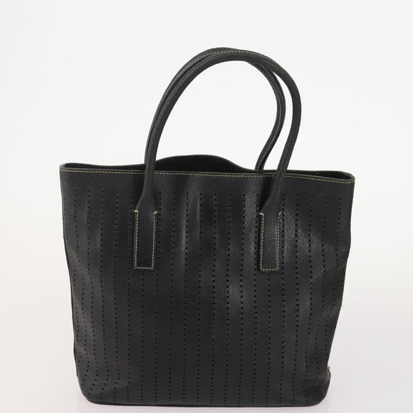 PRADA Shoulder Bag Nylon Canvas Leather 4 Set Black Beige Auth 175363