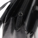 GUCCI Tragetasche Leder Schwarz Silber Original 175365-11