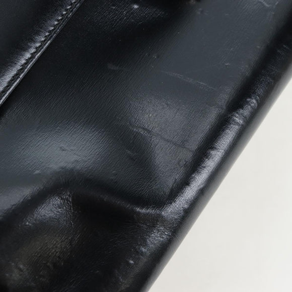 GUCCI Tragetasche Leder Schwarz Silber Original 175365
