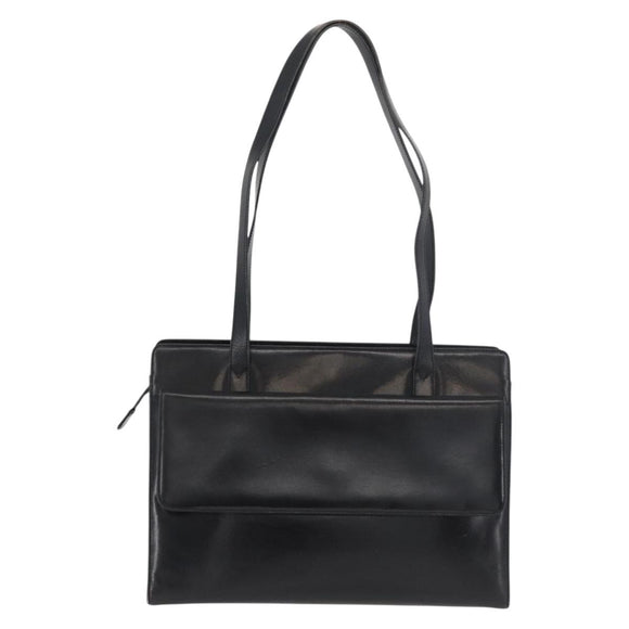 GUCCI Tragetasche Leder Schwarz Silber Original 175365