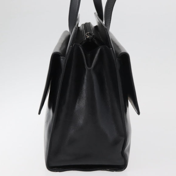 GUCCI Tragetasche Leder Schwarz Silber Original 175365