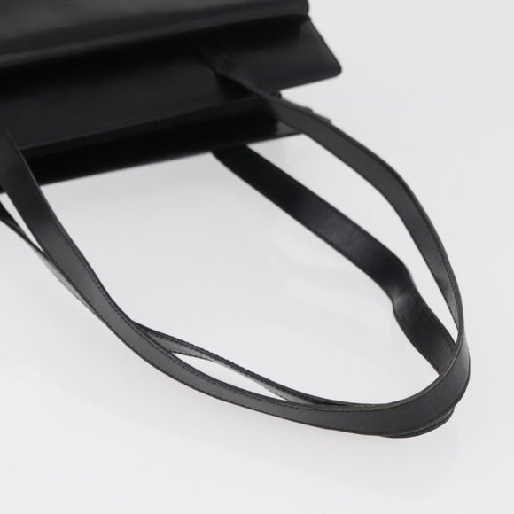 GUCCI Tragetasche Leder Schwarz Silber Original 175365