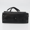 GUCCI Tragetasche Leder Schwarz Silber Original 175365-6