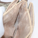 GUCCI GG Supreme Web Sherry Line Shoulder Bag PVC Beige Gold Auth 175366-22
