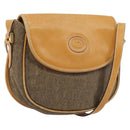 GUCCI Shoulder Bag Canvas Beige Gold Auth 175367-1