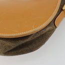 GUCCI Shoulder Bag Canvas Beige Gold Auth 175367-16
