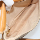 GUCCI Shoulder Bag Canvas Beige Gold Auth 175367-11