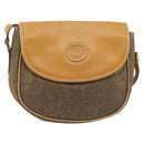 GUCCI Shoulder Bag Canvas Beige Gold Auth 175367-13