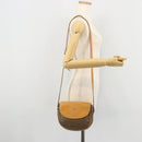GUCCI Shoulder Bag Canvas Beige Gold Auth 175367-23