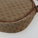 GUCCI Micro GG Supreme Shoulder Bag PVC Beige Gold Auth 175369-12