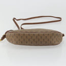 GUCCI Micro GG Supreme Shoulder Bag PVC Beige Gold Auth 175369-9