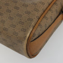GUCCI Micro GG Supreme Web Sherry Line Bag PVC Beige Gold 89 02 018 Auth 175371-17