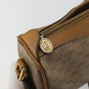 GUCCI Micro GG Supreme Web Sherry Line Bag PVC Beige Gold 89 02 018 Auth 175371-19