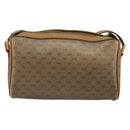 GUCCI Micro GG Supreme Web Sherry Line Bag PVC Beige Gold 89 02 018 Auth 175371-2