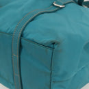 PRADA Hand Bag Nylon Light Blue Silver Auth 175374-9