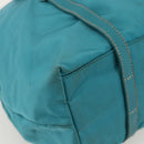 PRADA Hand Bag Nylon Light Blue Silver Auth 175374-14