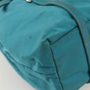 PRADA Hand Bag Nylon Light Blue Silver Auth 175374-16