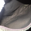 PRADA Shoulder Bag Nylon Khaki Silver Auth 175377A-11
