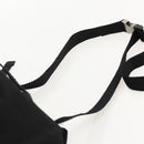 PRADA Backpack Nylon Black Silver Auth 175381-16