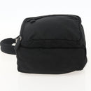 PRADA Backpack Nylon Black Silver Auth 175381-5