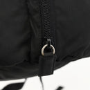 PRADA Backpack Nylon Black Silver Auth 175381-21