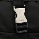 PRADA Backpack Nylon Black Silver Auth 175381-22