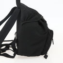 PRADA Backpack Nylon Black Silver Auth 175381-3
