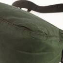 PRADA Shoulder Bag Nylon Khaki Silver Auth 175382-16