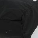 PRADA Hand Bag Nylon Black Silver Auth 175383-9