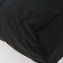 PRADA Hand Bag Nylon Black Silver Auth 175383-14