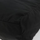 PRADA Hand Bag Nylon Black Silver Auth 175383-15