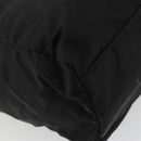 PRADA Hand Bag Nylon Black Silver Auth 175383-16