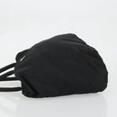 PRADA Hand Bag Nylon Black Silver Auth 175383-4