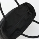PRADA Hand Bag Nylon Black Silver Auth 175383-6