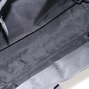 PRADA Hand Bag Nylon Black Silver Auth 175384A-10