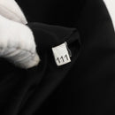 PRADA Hand Bag Nylon Black Silver Auth 175384A-12