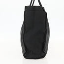 PRADA Hand Bag Nylon Black Silver Auth 175384A-4