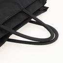 PRADA Hand Bag Nylon Black Silver Auth 175384A-7