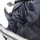 GUCCI GG Canvas Shoulder Bag Black Silver 03136 Auth 175385-20