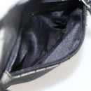 GUCCI GG Canvas Shoulder Bag Black Silver 03136 Auth 175385-23