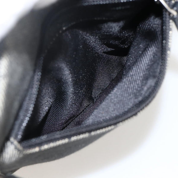 GUCCI GG Canvas Shoulder Bag Black Silver 03136 Auth 175385