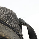 GUCCI GG Canvas Shoulder Bag Black Silver 03136 Auth 175385-8